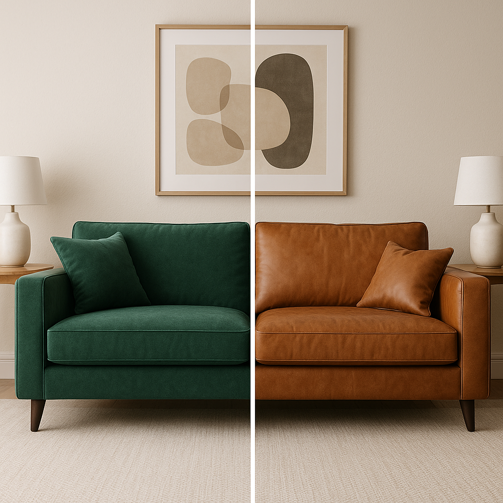 Fabric or Leather? Which Sofa to Choose for Your Living Room – A Practical Buyer's Guide