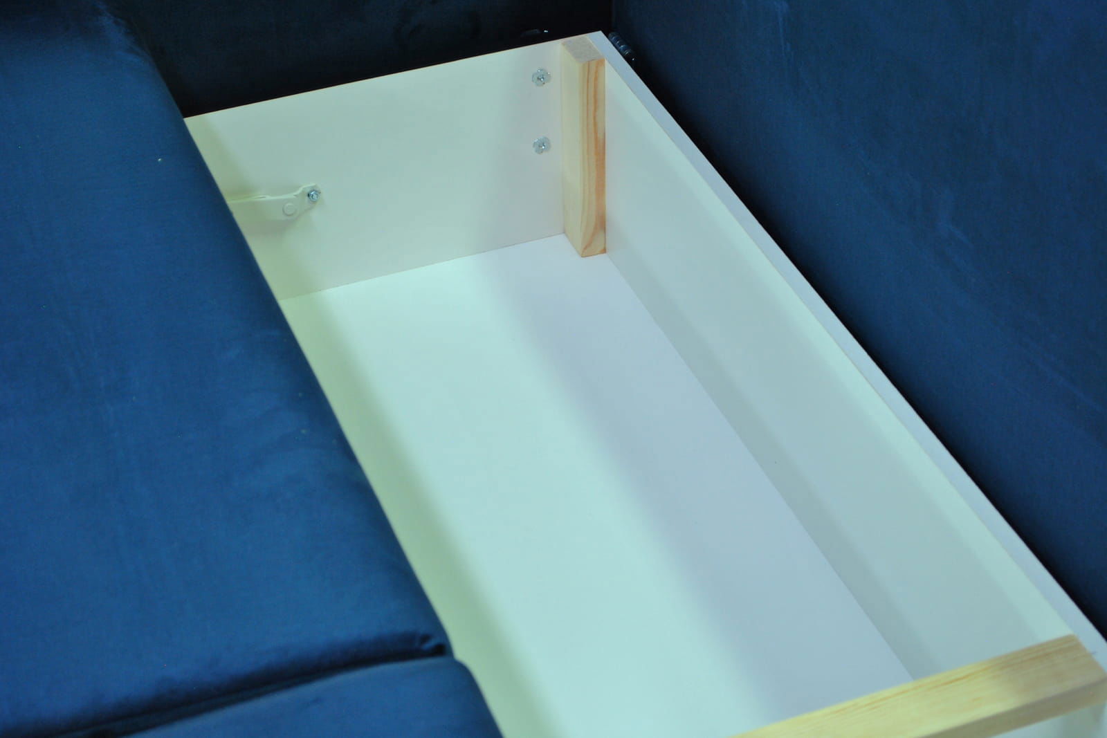 BLUE SOFA BED BERGEN 215X98 CM - - My Sofas