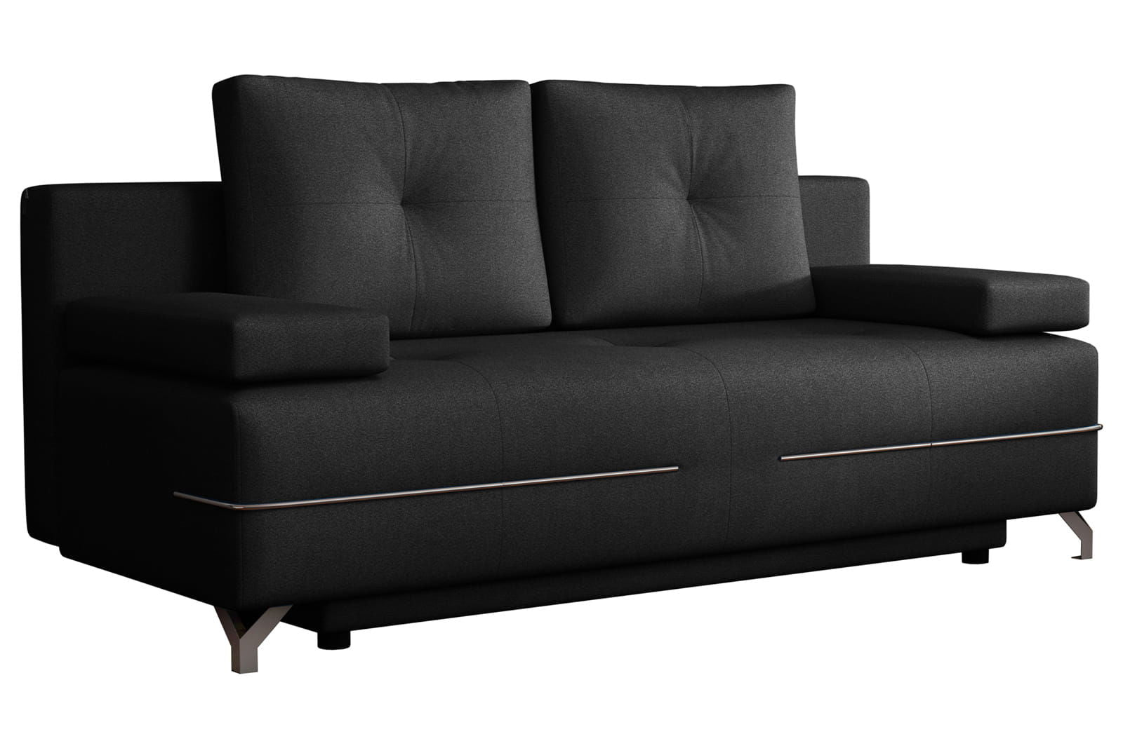 DARK GREY SOFA BED MANHATTAN 200X96 CM - - My Sofas