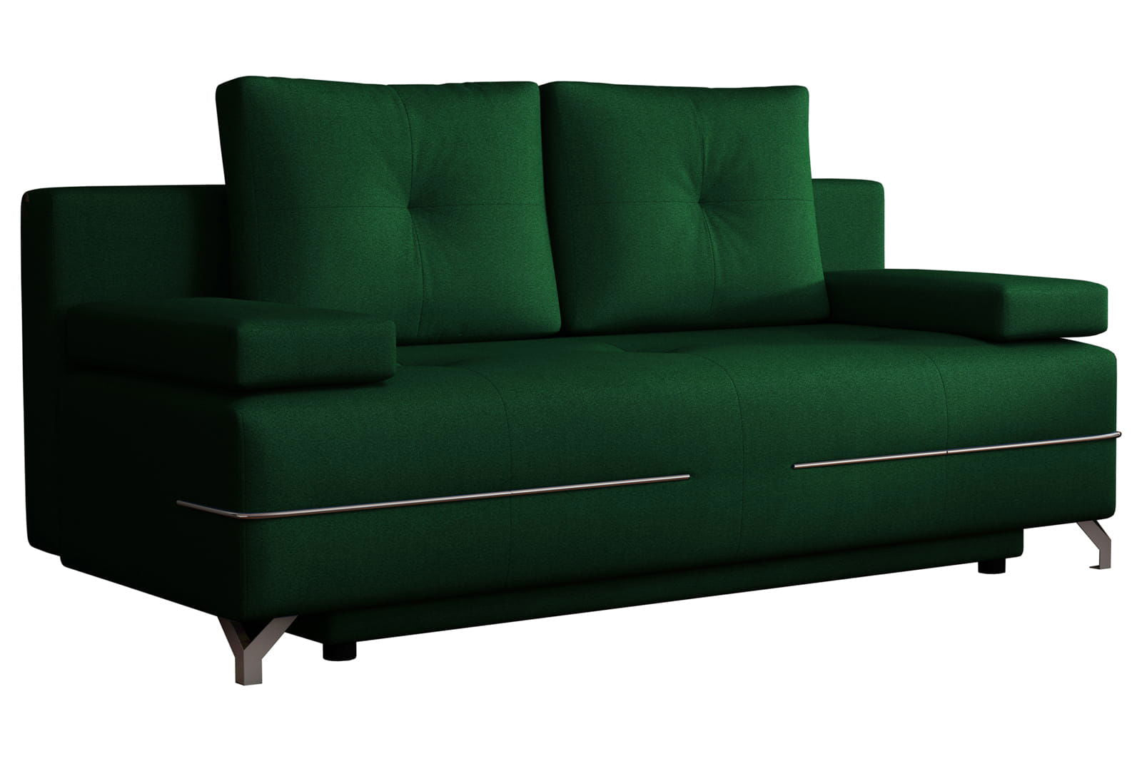 GREEN SOFA BED MANHATTAN 200X96 CM - - My Sofas