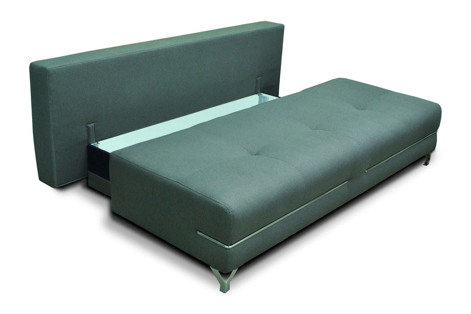 GREEN SOFA BED MANHATTAN 200X96 CM - - My Sofas