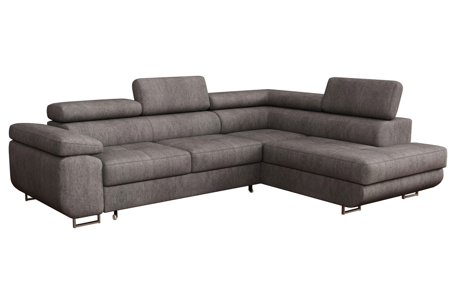 GREY CORNER SOFA BED MONTANA 270X200 CM - - My Sofas