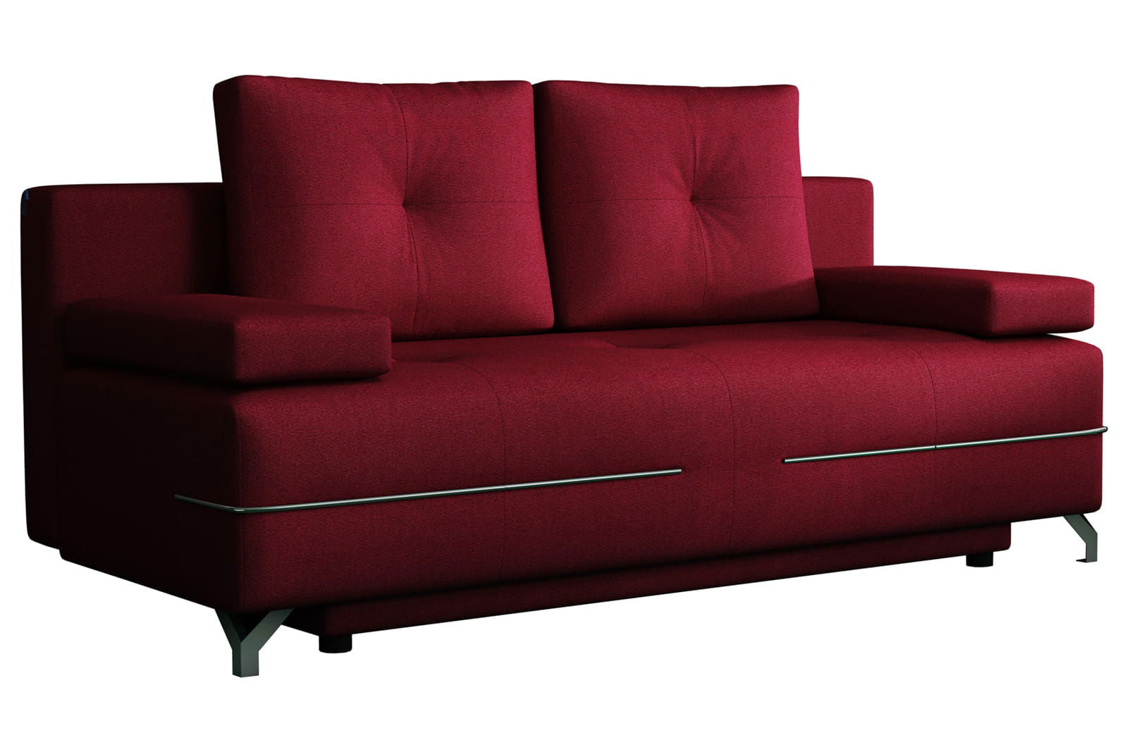 RED SOFA BED MANHATTAN 200X96 CM - - My Sofas