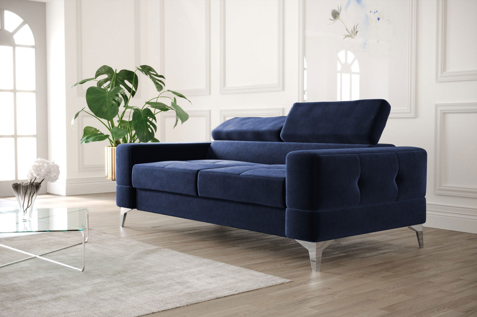 SHADES OF BLUE TWO-SEATER SOFA TOSCANIA II 180 CM -  - My Sofas
