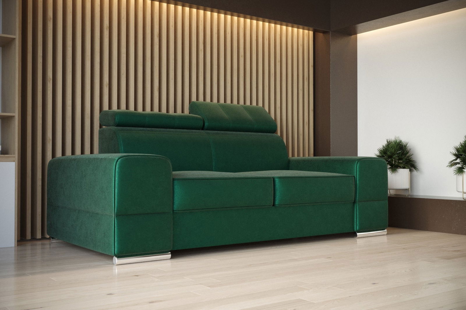 SHADES OF GREEN TWO-SEATER SOFA ROYAL II 225 CM -  - My Sofas