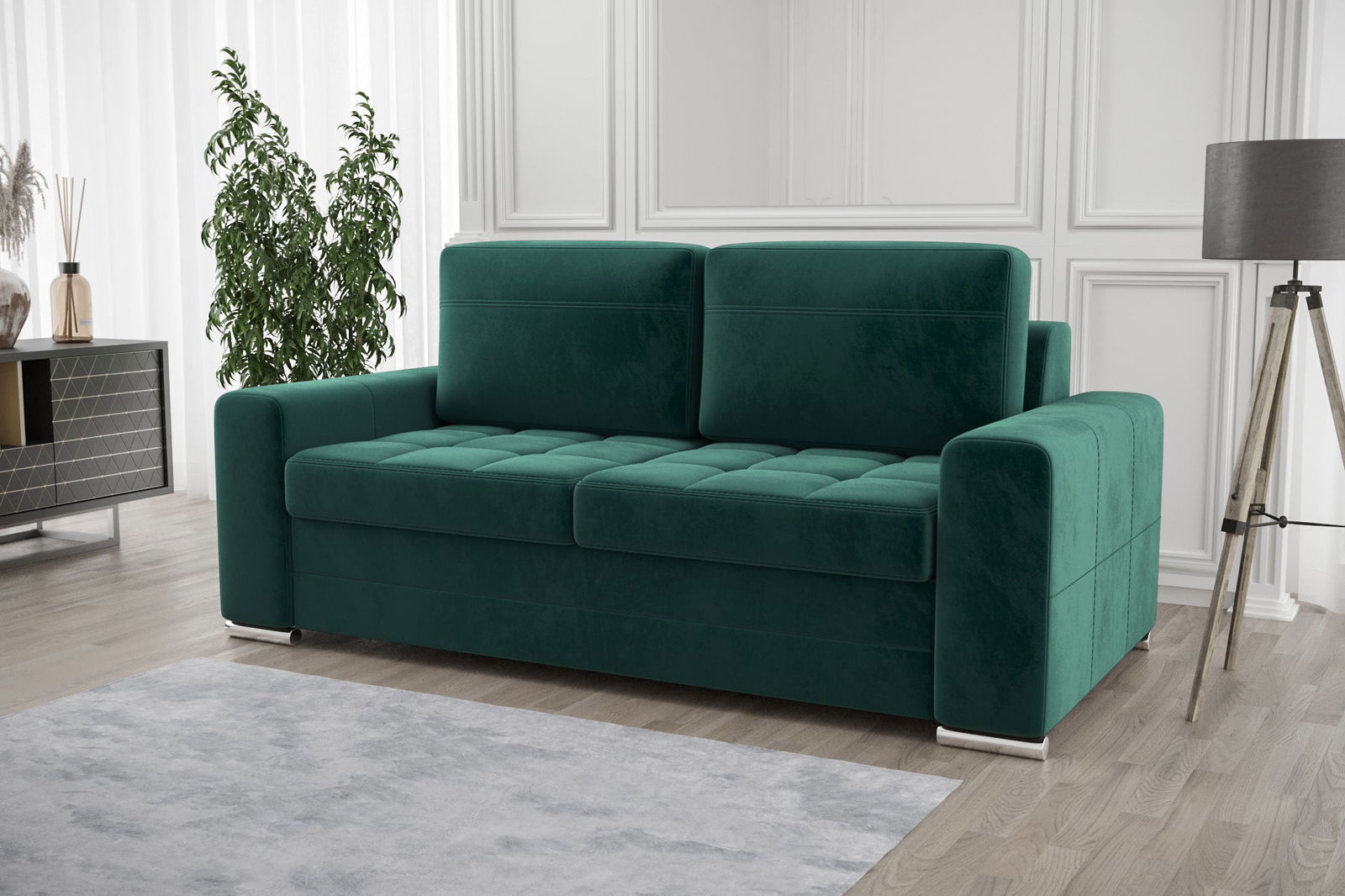 SHADE OF GREEN AMERICAN SOFA BED VERONA II 170 CM -  - My Sofas