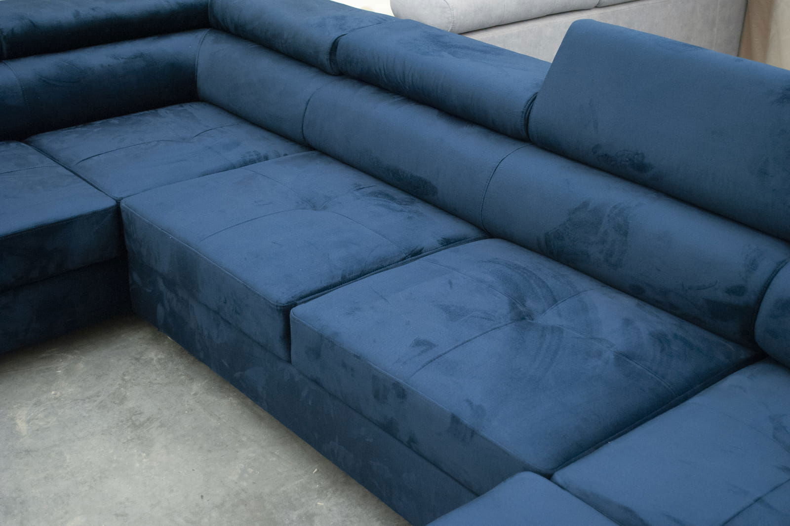 BLUE SOFA BED MONTANA XL 340X200 CM -  - My Sofas 