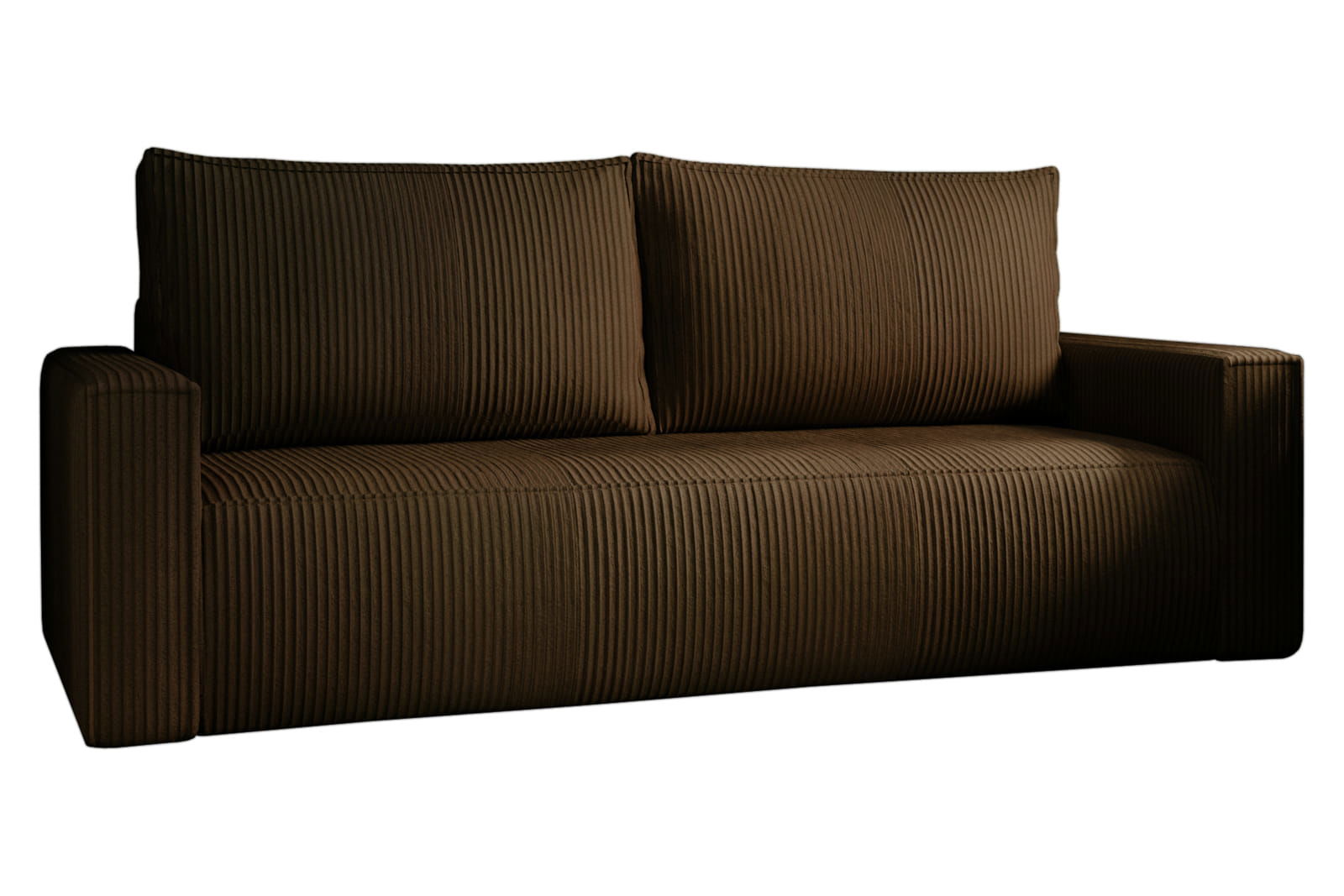 BROWN SOFA BED CORTINA 220 CM -  - My Sofas 