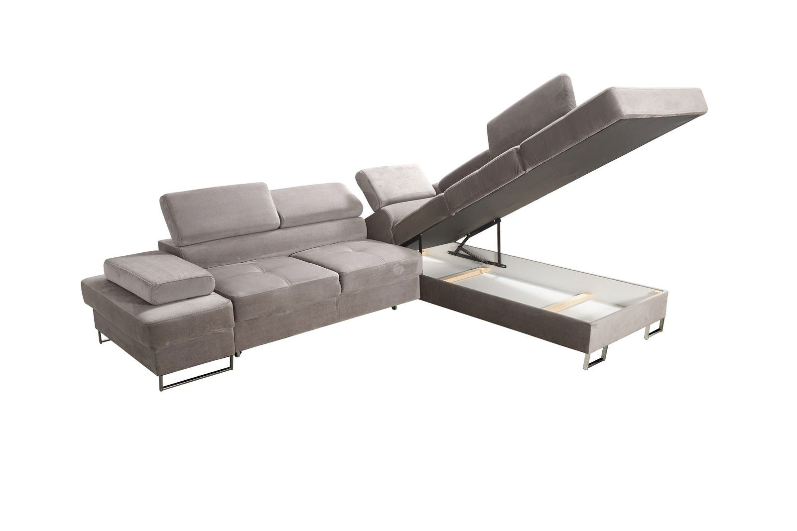 SHADES OF NAVY CORNER SOFA BED GALAXY 225x280 CM -  - My Sofas 