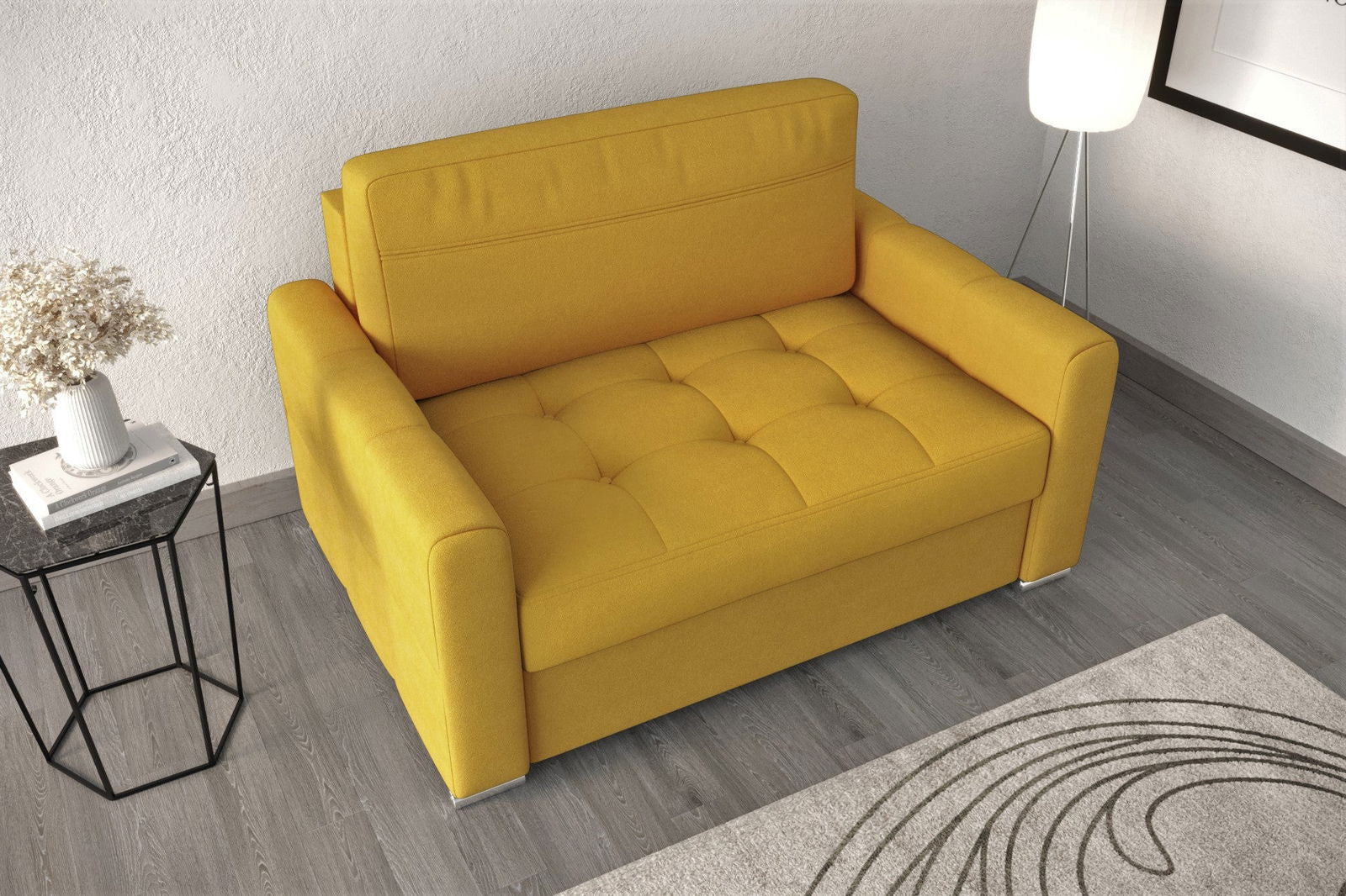 SHADES OF YELLOW AMERICAN SOFA BED VERONA I 140 CM -  - My Sofas 