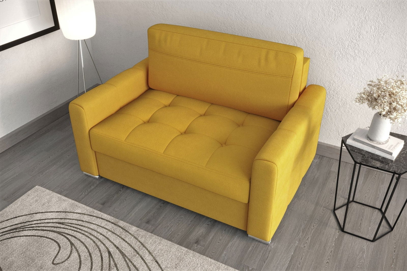 SHADES OF YELLOW AMERICAN SOFA BED VERONA I 140 CM -  - My Sofas 
