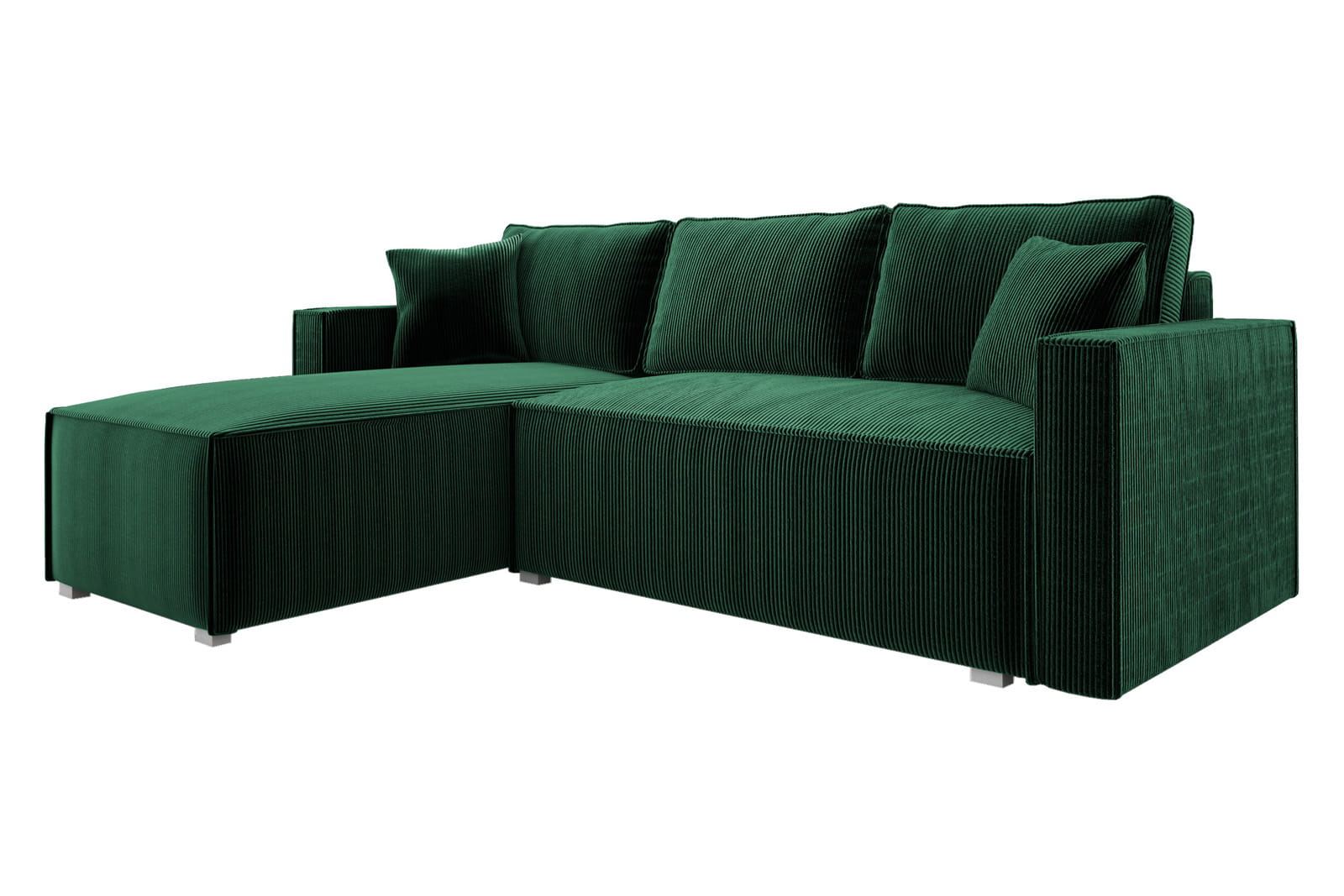 bottle green corner sofa bed